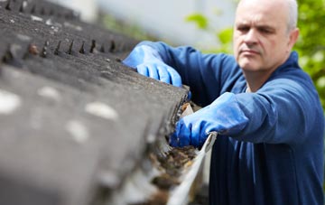 cleaning and inspecting Caundle Marsh roofs